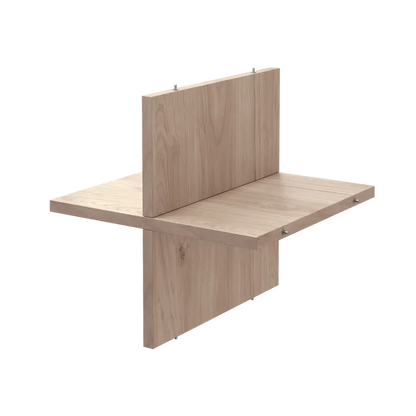 Croisillon SPACEO Kub effet chêne H.32.7 x l.32.6 x P.31.5cm