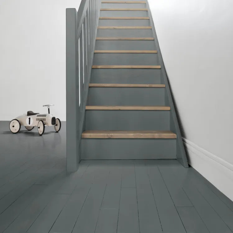 Peinture sol Escalier décolab® V33, gris factory satiné, 750ml