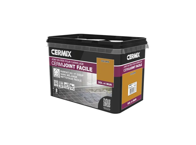 Joint facile pâte tous carrelages et mosaïques terracotta, CERMIX 2.5m² 0.75 kg