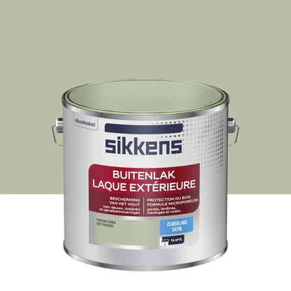 Peinture extérieure bois SIKKENS vert provence satiné 2.5l