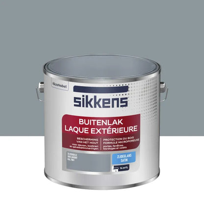 Peinture extérieure bois SIKKENS gris argent satiné 2.5l