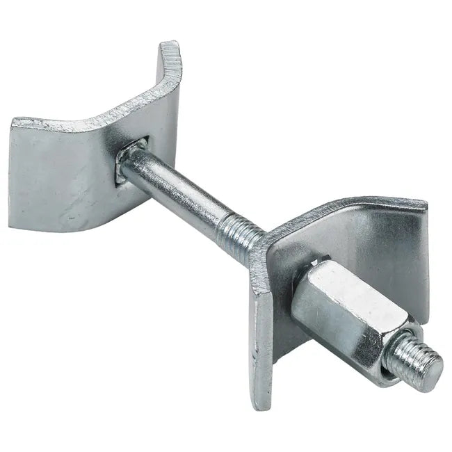 Lot de 2 raccords de plan de travail acier chromé HETTICH, l.65 mm