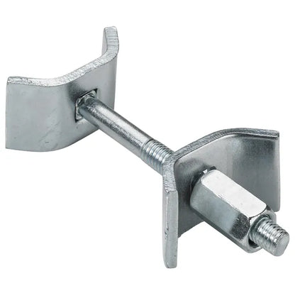 Lot de 2 raccords de plan de travail acier chromé HETTICH, l.65 mm