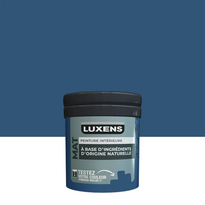 Testeur peinture mur, boiserie denim 1 mat LUXENS Biosourcée 75ml