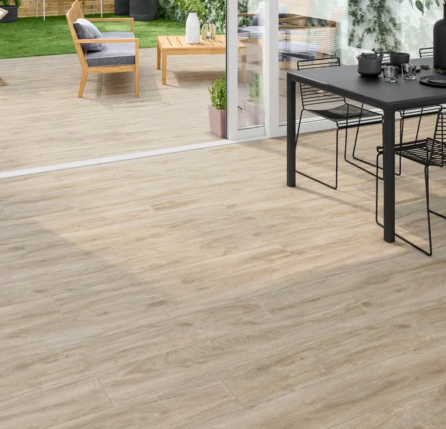 Carrelage sol intérieur effet bois naturel Living l.20 x L.120 cm ARTENS