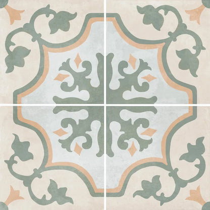 Carrelage sol/mur intérieur effet béton multicouleur Jumbo l.20 x L.20 cm