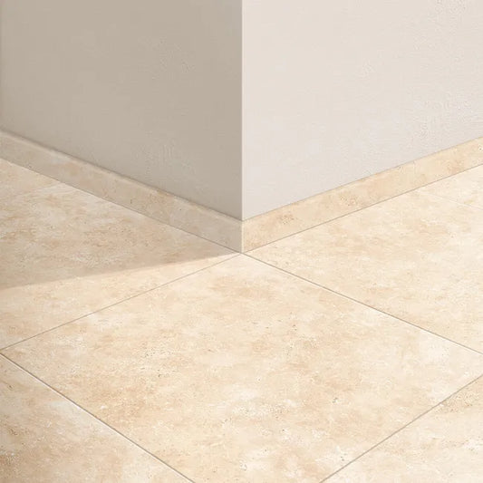 Lot de 2 plinthes aspect béton beige Tiber, 7X60,4 9 mm