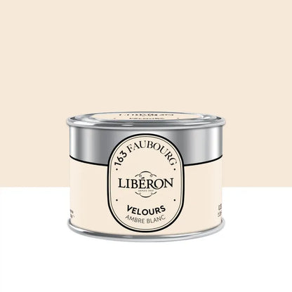 Testeur peinture mur, boiserie ambre blanc velours LIBÉRON 163 faubourg 125ml