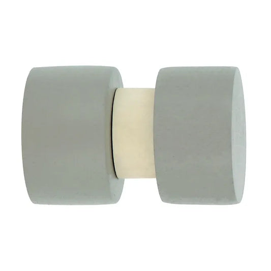 Embout pour barre à rideau, Diam.28 mm gris Syst.d, MOBOIS