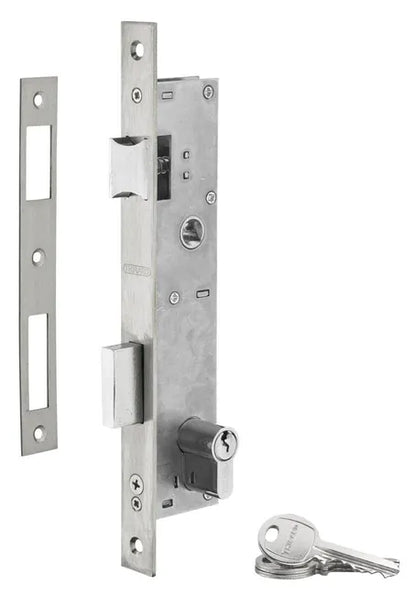Serrure encastrée THIRARD, à cylindre, axe 24 mm