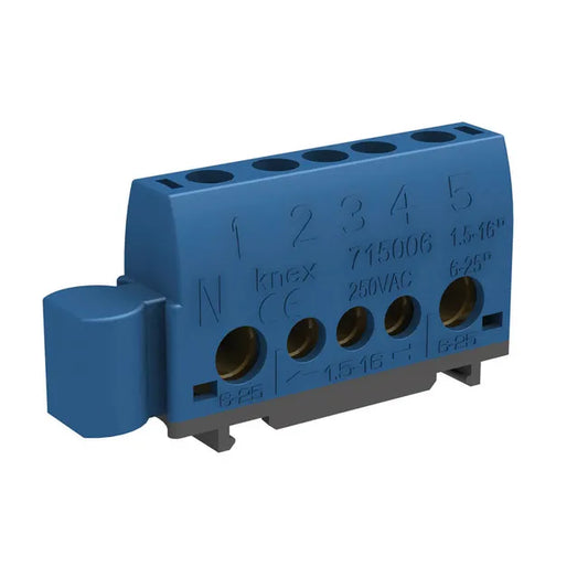 Bornier neutre 5 connexions