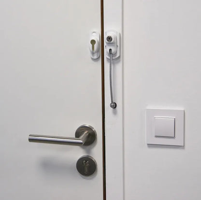Entrebailleur de porte VIGICABLE blanc