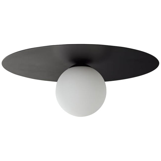 Applique G9, fer / verre, noir, Zon, BRILLIANT