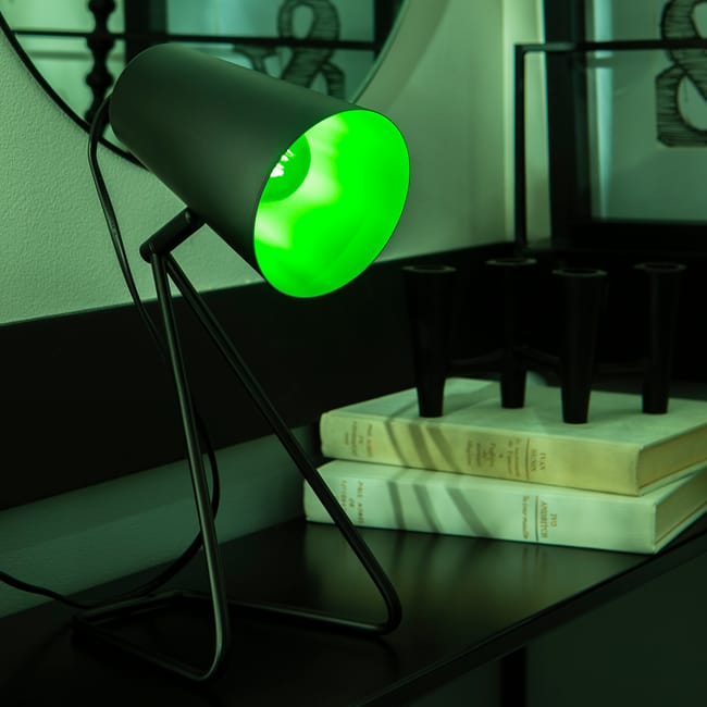 Ampoule led sphérique verte E14, 73Lm = 30W, LEXMAN