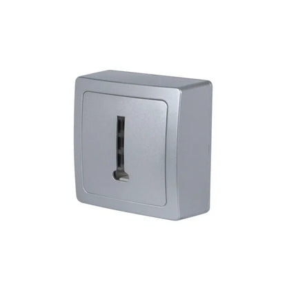 Prise téléphone saillie, complet, LEXMAN Opus, gris aluminium