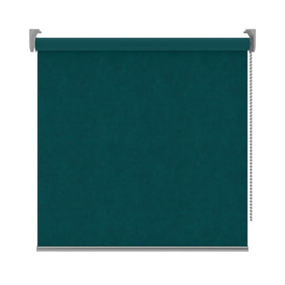 Store enrouleur occultant Velvet bleu, l.75 x H.190 cm, DECOSOL DELUXE