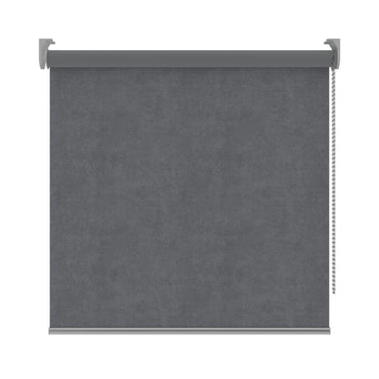 Store enrouleur occultant Velvet gris, l.75 x H.190 cm, DECOSOL DELUXE