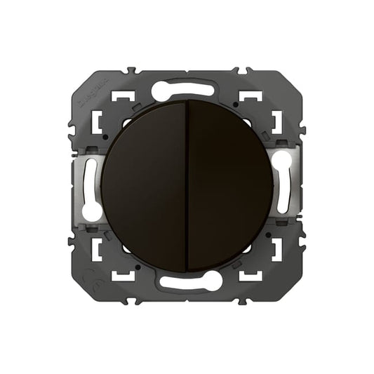 Double poussoir à assembler, LEGRAND Dooxie, noir