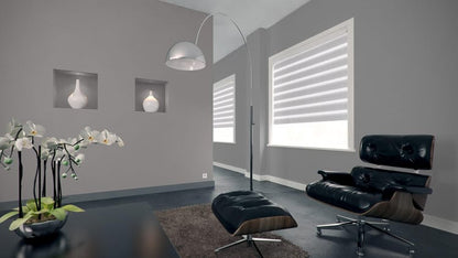 Store enrouleur jour / nuit Navy, gris foncé, 42/45 x 160 cm