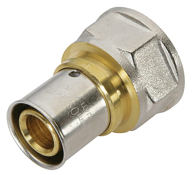 Raccord à sertir femelle 20/27 (3/4") pour tube multicouche Ø26