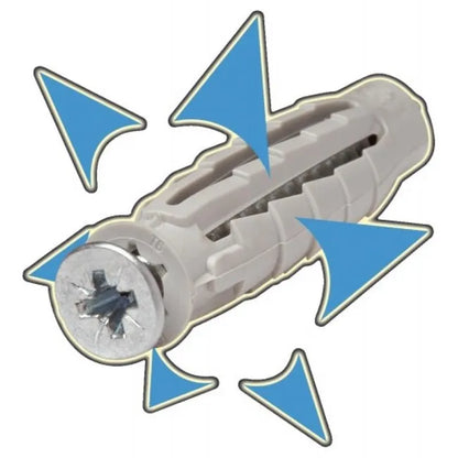 Bidon 500 cheville nylon pro6 sans vis spit - ø8 x 40 mm - 060166