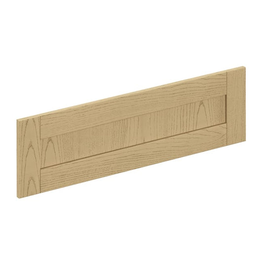Façade de tiroir de cuisine Chicago chêne brut mat H.25.3 x l.79.7 cm