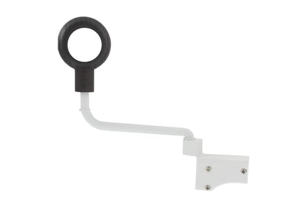 Lot de 2 supports tringle à rideau Bohème, 28 mm teinte frêne brûlé IB+