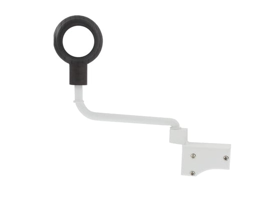 Lot de 2 supports tringle à rideau Bohème, 28 mm teinte frêne brûlé IB+