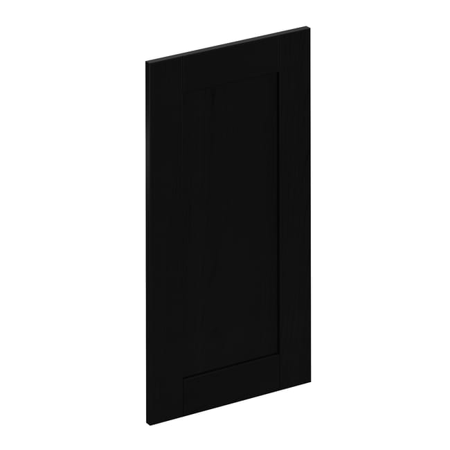 Porte de cuisine Chicago noir mat H.76.5 x l.29.7 cm