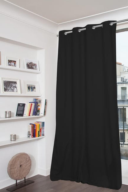 Rideau occultant, Dream, noir H.250 x l.135 cm