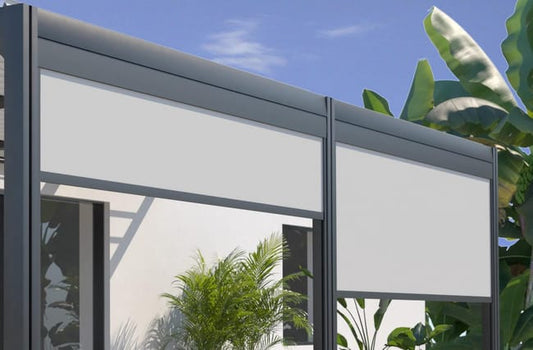 Store brise soleil pour pergola bioclimatique L.300 cm