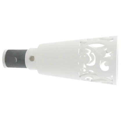 2 embouts pour tringle à rideau, Diam.8 / 10 mm, blanc Cosy, INSPIRE