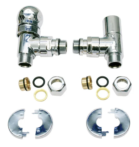 Kit thermostatisable chrome pour sèche-serviettes