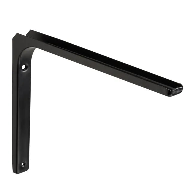 Equerre Modern acier peint noir, H.30 x P.40 cm
