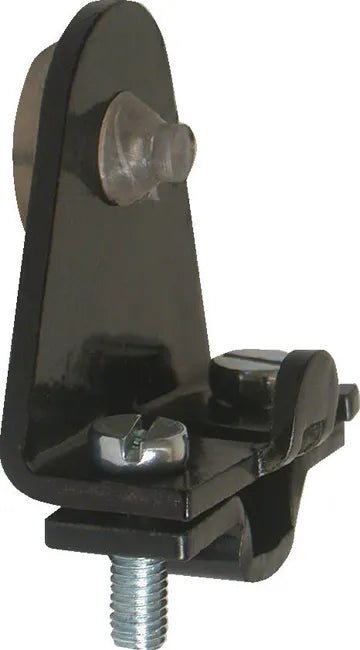 Butée d'arrêt de volet amovible ⌀8 mm en acier noir, H.55 x L.40 x P.20 mm AFBAT