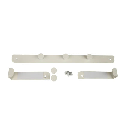 Crochet pour porte, blanc peint Door axel SPACEO