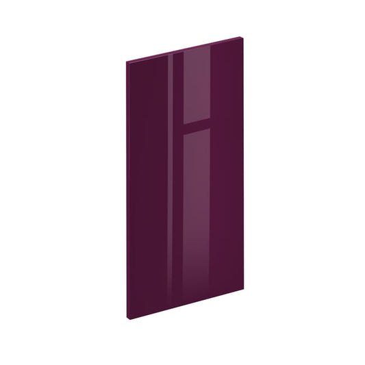 Porte de cuisine Sevilla aubergine brillant H.76.8 x l.39.7 cm