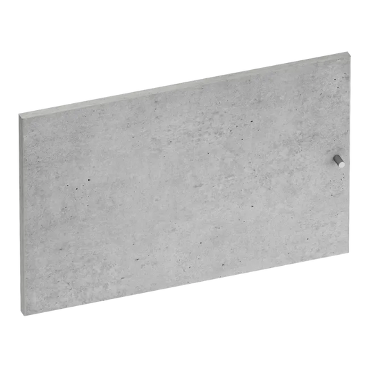 Porte battante Home ciment mat H.40 x l.60 cm