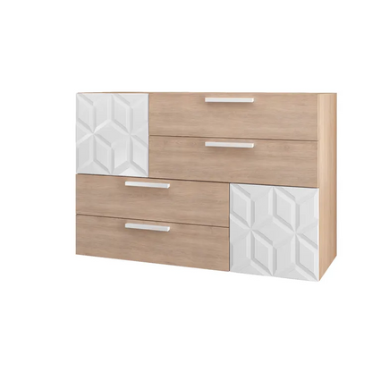 Porte battante Home origami mat H.40 x l.40 cm