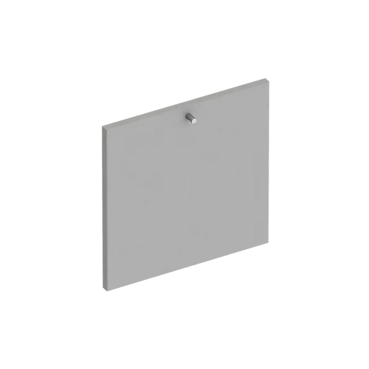 Façade de tiroir, gris / argent SPACEO Home H.40 x l.40