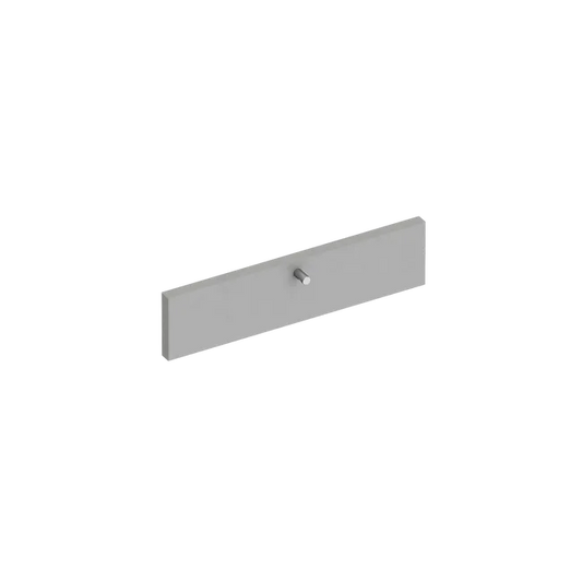 Façade de tiroir, gris / argent SPACEO Home H.10 x l.40