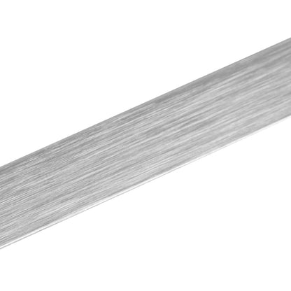 Cornière égale aluminium anodisé gris lisse, L.1000 mm