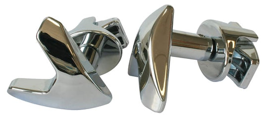 Patère à visser gris / argent Patères "v"