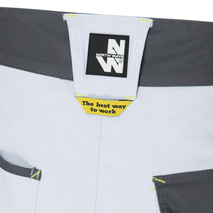 Pantalon de travail Cary-blanc-56 NINE WORTHS blanc, taille 52