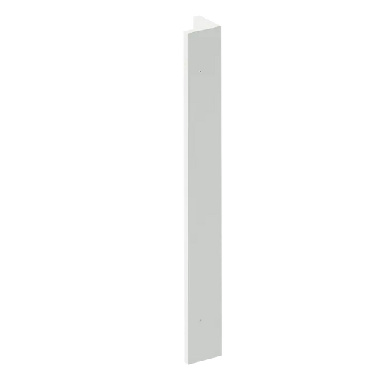 Fileur d'angle Newport gris perle mat H.76.5 x l.9 cm