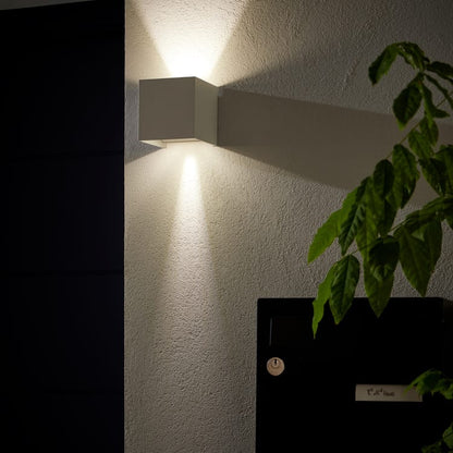 Applique extérieure jeux de lumière, 3 x GU10, Roxbury sable INSPIRE