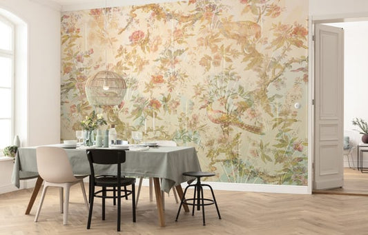 Papier peint panoramique Oiseau paradis multicolore intissé KOMAR l.350xH.255cm