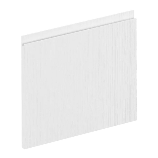 Porte de cuisine Osaka effet wood blanc mat H.38.1 x l.59.7 cm