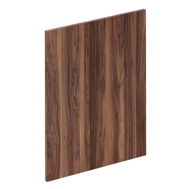 Porte de cuisine Hudson effet noyer mat H.77 x l.60 cm