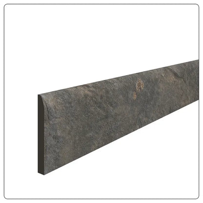 Lot de 4 plinthes Day, noir, l. 7.5 x L. 60 cm